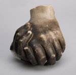 Hands Across the Flames; Marble Statue Fragment (ichi-64487)