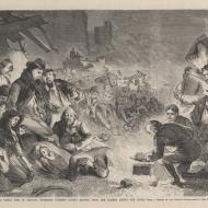 The Great Fire in Chicago--Homeless Citizens Taking Refuge from the Flames among the Ruins; from Frank Leslie's Illustrated Newspaper, October 28, 1871 (ichi-02889) The Great Fire in Chicago--Homeless Citizens Taking Refuge from the Flames among the Ruins; from Frank Leslie's Illustrated Newspaper, October 28, 1871 (ichi-02889)