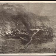 Chicago in Ruins; from Harper's Weekly, October 28, 1871, based on sketches by Theodore R. Davis, 1871 (ichi-02935) Chicago in Ruins; from Harper's Weekly, October 28, 1871, based on sketches by Theodore R. Davis, 1871 (ichi-02935)