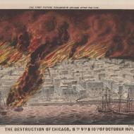 The Destruction of Chicago, 8th, 9th & 10th of October 1871; G. F. Cram, Lithograph, 1871 (ichi-02960) The Destruction of Chicago, 8th, 9th & 10th of October 1871; G. F. Cram, Lithograph, 1871 (ichi-02960)