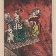 The Fire Escape; Kellogg & Bulkeley, Lithograph, ca. 1871 (ichi-02963) The Fire Escape; Kellogg & Bulkeley, Lithograph, ca. 1871 (ichi-02963)