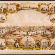 Chicago, the Metropolis of the North West; Louis Kurz, Lithograph, 1864 (ichi-05769) Chicago, the Metropolis of the North West; Louis Kurz, Lithograph, 1864 (ichi-05769)