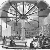 The Book Room in the Old Water Tank; from The Merchants and Manufacturers of Chicago, 1873 (ichi-13217) The Book Room in the Old Water Tank; from The Merchants and Manufacturers of Chicago, 1873 (ichi-13217)