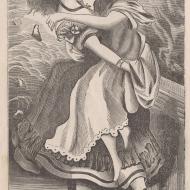 An Affecting Scene. A Sick Girl is Rescued by her Heroic Sister at the Peril of her Life; from George L. Barclay, The Great Fire of Chicago, 1871 (ichi-15762) An Affecting Scene. A Sick Girl is Rescued by her Heroic Sister at the Peril of her Life; from George L. Barclay, The Great Fire of Chicago, 1871 (ichi-15762)