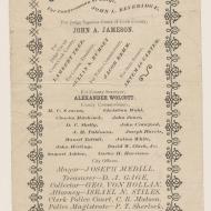 Union Fire Proof Ticket; Handbill, 1871 (ichi-20843)
