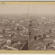 View from the Water Tower after the Fire; J. H. Abbott, Stereograph, ca. 1871 (ichi-34525) View from the Water Tower after the Fire; J. H. Abbott, Stereograph, ca. 1871 (ichi-34525)