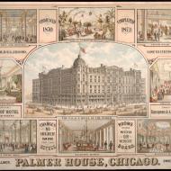 Palmer House Chicago; American Oliograph Company, Lithograph, 1873 (ichi-39476) Palmer House Chicago; American Oliograph Company, Lithograph, 1873 (ichi-39476)