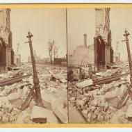 Among The Ruins In Chicago: Bigelow House; G. N. Barnard for Lovejoy & Foster, 1871 (ichi-39579) Among The Ruins In Chicago: Bigelow House; G. N. Barnard for Lovejoy & Foster, 1871 (ichi-39579)