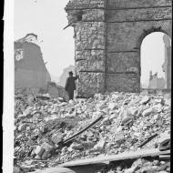 View of the Union Depot after the Fire of 1871; Jex Bardwell, Photograph, 1871 (ichi-59804) View of the Union Depot after the Fire of 1871; Jex Bardwell, Photograph, 1871 (ichi-59804)