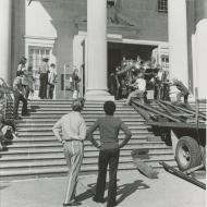 Getting the Engine to the Fire; Photograph, 1971 (ichi-63058) Getting the Engine to the Fire; Photograph, 1971 (ichi-63058)