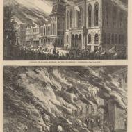 Chicago in Flames--Burning of the Chamber of Commerce and the Crosby Opera House; from Harper's Weekly, October 28, 1871 (ichi-63127) Chicago in Flames--Burning of the Chamber of Commerce and the Crosby Opera House; from Harper's Weekly, October 28, 1871 (ichi-63127)