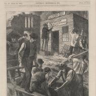 Rebuilding Chicago; Cover Illustration from Every Saturday, December 23, 1871 (ichi-63129) Rebuilding Chicago; Cover Illustration from Every Saturday, December 23, 1871 (ichi-63129)