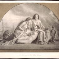 In Memory of the Great Fire at Chicago; Lithograph, based on the Painting by Edward Armitage, 1873 (ichi-63132) In Memory of the Great Fire at Chicago; Lithograph, based on the Painting by Edward Armitage, 1873 (ichi-63132)