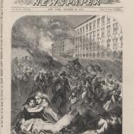 The Terrified Populace in Front of the Briggs House; from Frank Leslie's Illustrated Newspaper, October 28, 1871 (ichi-63136) The Terrified Populace in Front of the Briggs House; from Frank Leslie's Illustrated Newspaper, October 28, 1871 (ichi-63136)