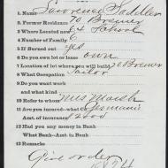 The Case of Lawrence Saddler, 1; Approved Application, 1872 (ichi-63784) The Case of Lawrence Saddler, 1; Approved Application, 1872 (ichi-63784)