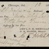 Railroad Pass for Eliza Talbot, October 13, 1871 (ichi-63794) Railroad Pass for Eliza Talbot, October 13, 1871 (ichi-63794)