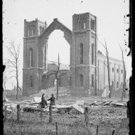 View of Trinity Church after Fire of 1871; Jex Bardwell, Photograph, 1871 (ichi-63815) View of Trinity Church after Fire of 1871; Jex Bardwell, Photograph, 1871 (ichi-63815)
