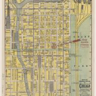 Map of the Business Portion of Chicago; Geo. F. Cram, 1909 (ichi-64339) Map of the Business Portion of Chicago; Geo. F. Cram, 1909 (ichi-64339)