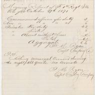 "Nothing Unusual Occurred during the Night"; Morning Report of Captain P. M. Ryan, 1st Regiment of Illinois Volunteers, October 19th, 1871 (ichi-64395) "Nothing Unusual Occurred during the Night"; Morning Report of Captain P. M. Ryan, 1st Regiment of Illinois Volunteers, October 19th, 1871 (ichi-64395)
