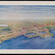 Bird's-Eye View of the Century of Progress; William F. Schuessler, Broadside, 1933 (ichi-64416) Bird's-Eye View of the Century of Progress; William F. Schuessler, Broadside, 1933 (ichi-64416)