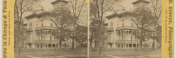 George F. Rumsey House before the Fire; P. B. Greene, Stereograph, ca. 1871 (ichi-29595) George F. Rumsey House before the Fire; P. B. Greene, Stereograph, ca. 1871 (ichi-29595)