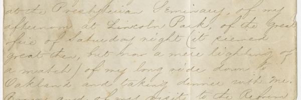 Letter of William Gallagher to his Sister, October 17, 1871 (ichi-64418) Letter of William Gallagher to his Sister, October 17, 1871 (ichi-64418)