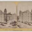 The Court House Shortly Before the Fire; Lovejoy & Foster, Stereograph, 1871 (ichi-64281)