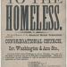 To The Homeless; Broadside, October 16, 1871 (ichi-06194)