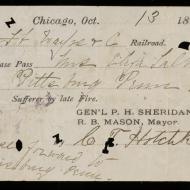 Railroad Pass for Eliza Talbot, October 13, 1871 (ichi-63794)