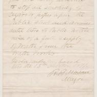 No Smoking; Manuscript Order, October 13, 1871 (ichi-63795)