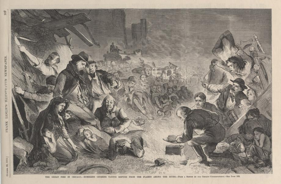 the great fire of chicago