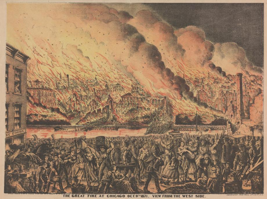 the great fire of chicago