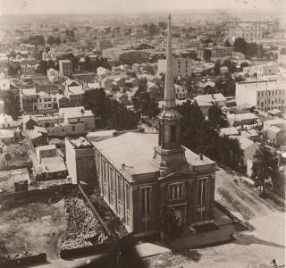 View from Court House Cupola--South/Southwest; Alexander Hesler, Photograph, 1858 (ichi-05730)