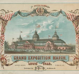Grand Exposition March; Louis Falk, Sheet Music, 1873 (ichi-64400)